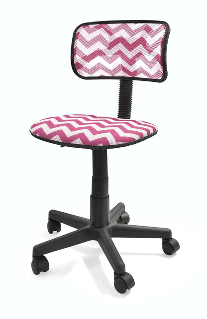 Urban Shop Silla de computadora giratoria de Malla, cheurón Rosa, 21D x 21W x 33H Pulgadas