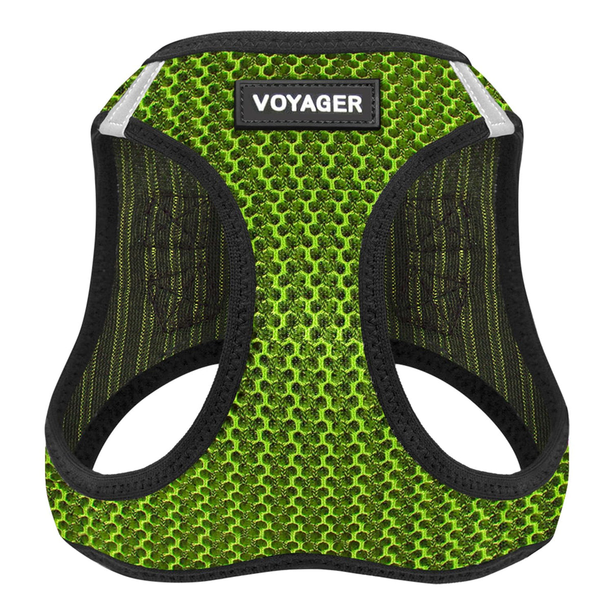 Best Pet Supplies Arnés Voyager Step-In Air para Perro, Todo Clima - Grande (Pecho: 18" - 21") - Verde lima