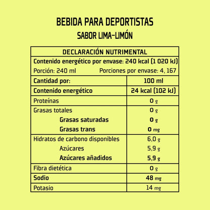 Gatorade Bebida Hidratante Lima Limón 1 L