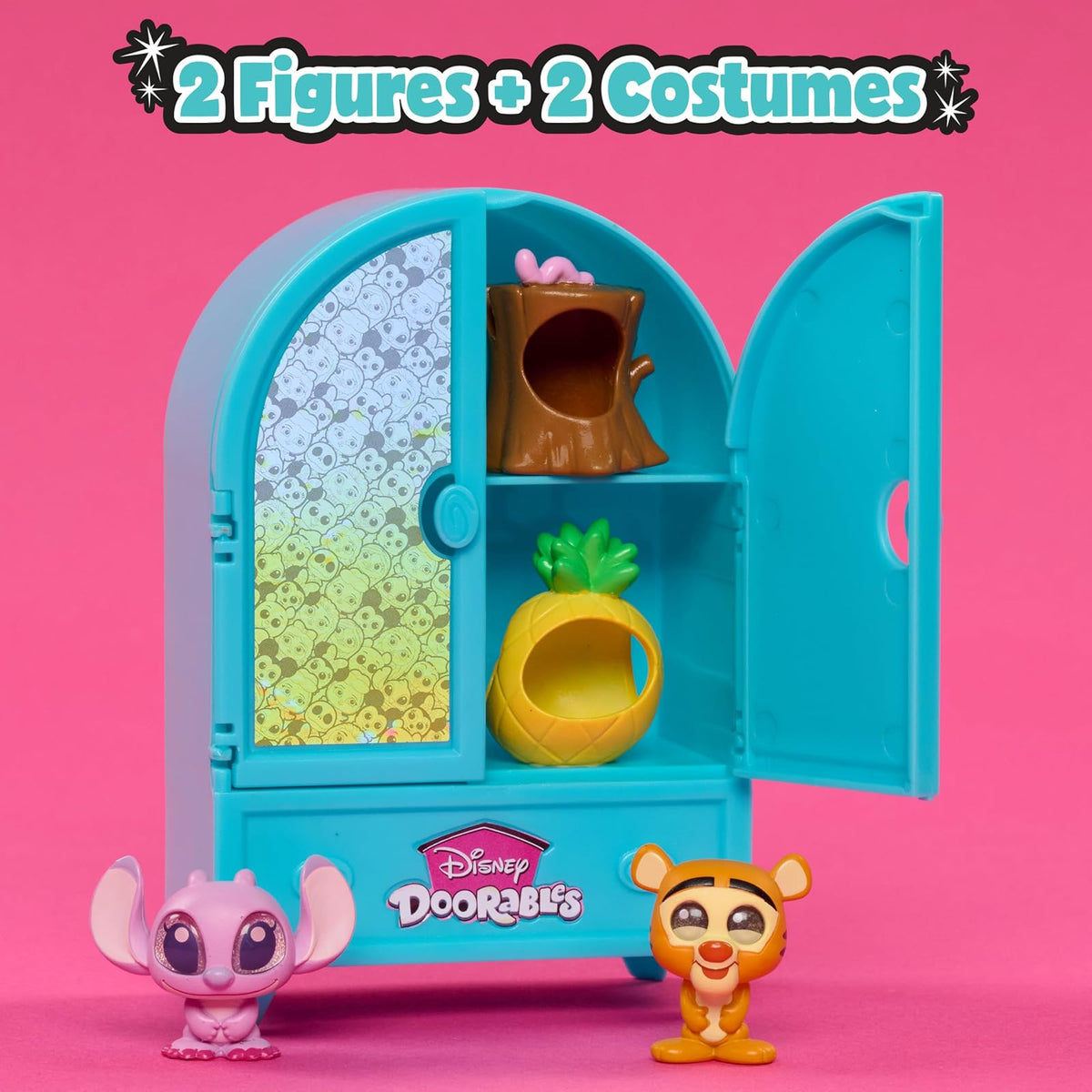 Just Play Estatuillas coleccionables Disney Doorables Costume Cuties, de 3,8 cm, inspiradas en Winnie The Pooh, Lilo & Stitch de Disney y Toy Story de Disney y Pixar, para niños a Partir de 5 años