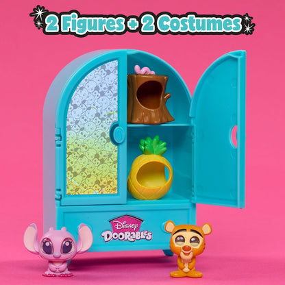 Just Play Estatuillas coleccionables Disney Doorables Costume Cuties, de 3,8 cm, inspiradas en Winnie The Pooh, Lilo & Stitch de Disney y Toy Story de Disney y Pixar, para niños a Partir de 5 años