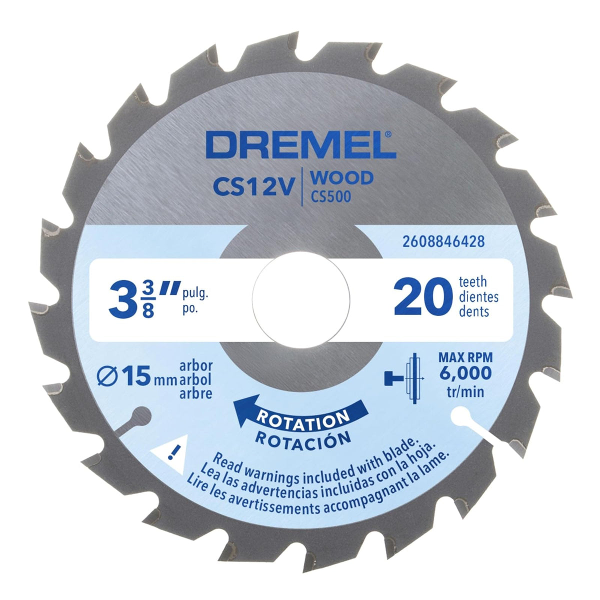 Dremel Blueprint CS500 Hoja de sierra compacta de madera