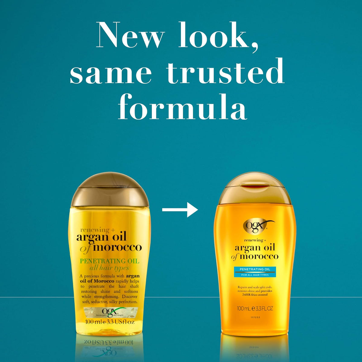 OGX, Tratamiento Renovador de Aceite de Argán, 100 ml