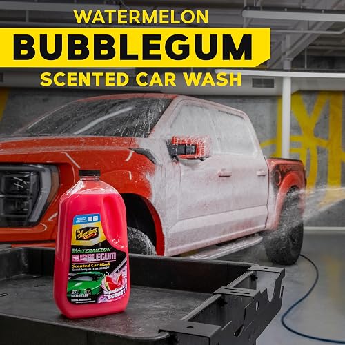 Meguiar's Shampú para Automóvil con Aroma a Sandía G250464, 1,89 L | Prelavado para pistola de espuma y lavado de cubos, elimina la suciedad de forma rápida y suave - G250464EU