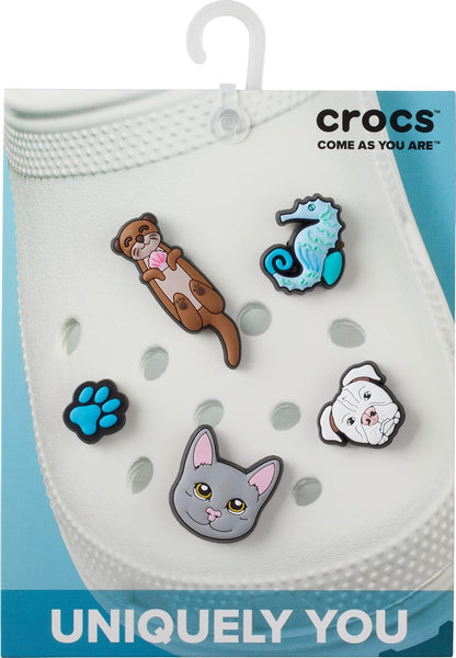 Crocs Jibbitz Charms Animal 5 paquetes | Jibbitz para Crocs dijes para zapato para Unisex adulto