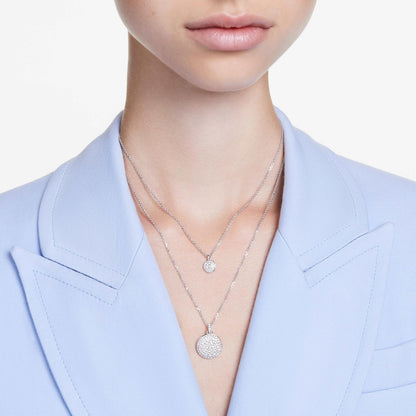 Swarovski Ginger Halskette, Damenkette mit Blauen Kristallen