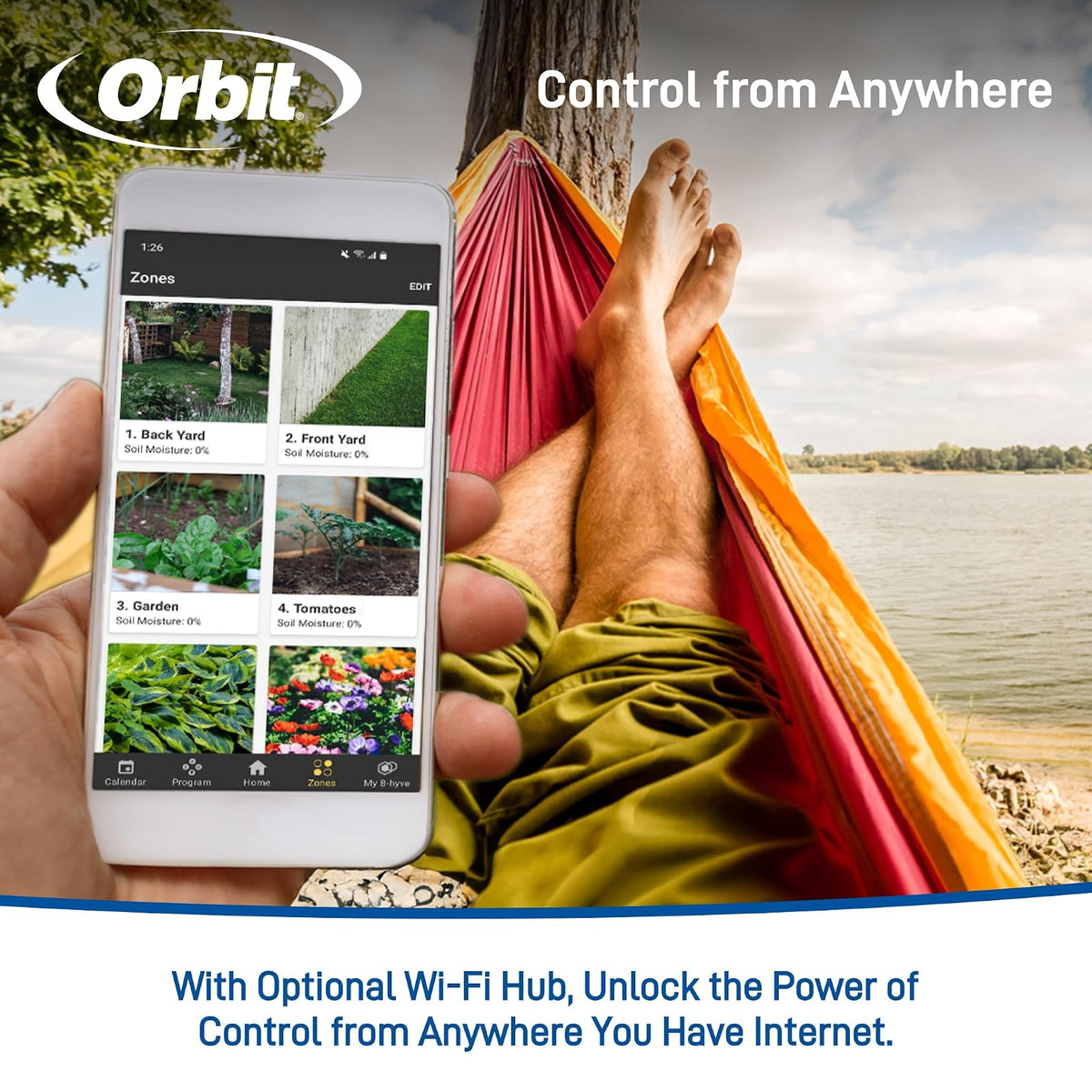 Orbit 90205Z B-hyve Gen 2 - Temporizador Inteligente de riego de Manguera