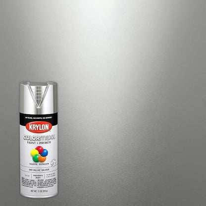 Krylon ColorMaxx Pintura Premium en Aerosol Plata Metálico