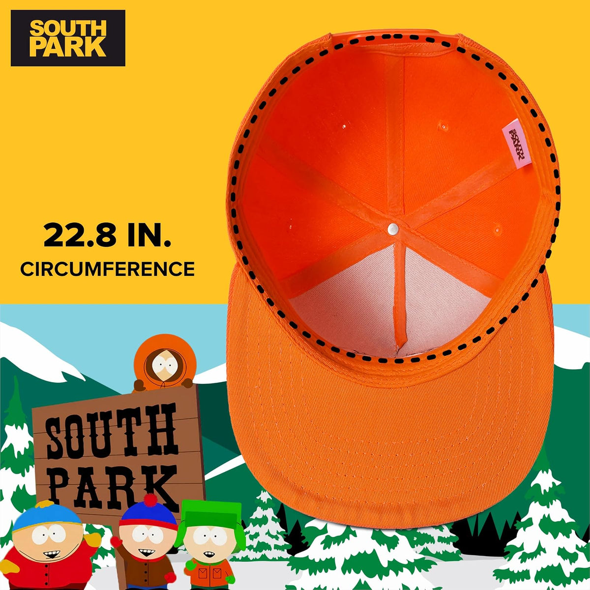 Concept One South Park - Gorra de béisbol ajustable con visera plana Gorra de béisbolUnisex adulto