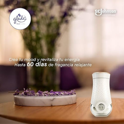 Glade Aromatizante para Hogar Eléctrico Relaxing Lavender, 3 Repuestos 21ml