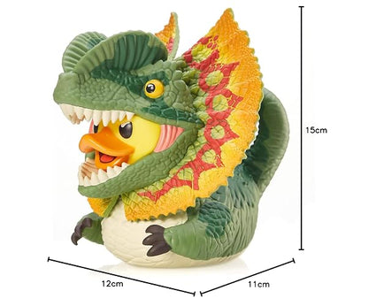 TUBBZ Boxed Edition: Jurassic World Rebirth - Figura de Vinilo de Goma | Producto oficial - Figura de vinilo en caja, depredador jurásico, regalo de ventilador, decoración de exhibición y pato Jeep