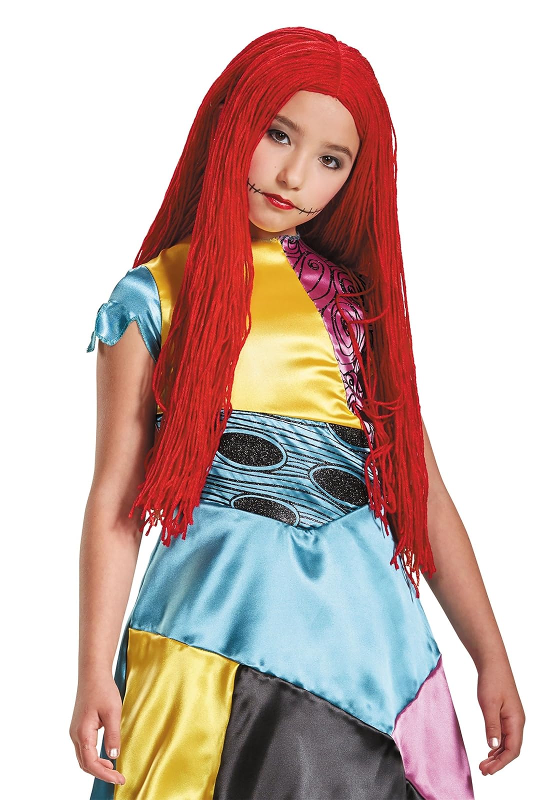 Accesorio Oficial Disney, Peluca de Sally de El Extraño Mundo de Jack, Unitalla Infantil
