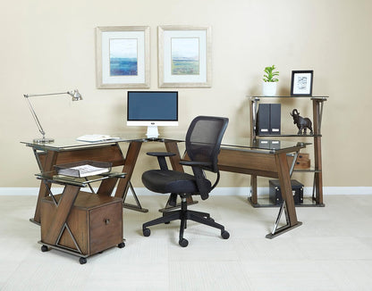 Space Seating Professional AirGrid Asiento de Piel ecológico Negro Acolchado con Respaldo Oscuro, Control de inclinación 2 a 1, Brazos Ajustables y tensión de inclinación con Base de Nailon para
