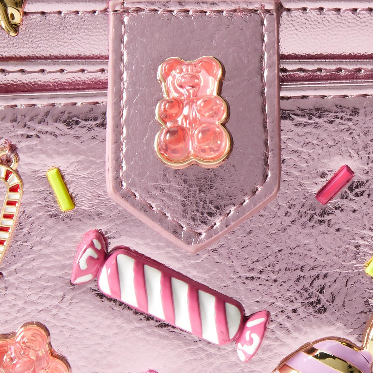 Betsey Johnson Candy Bifold Wallet para mujer, Rosado, Talla unica