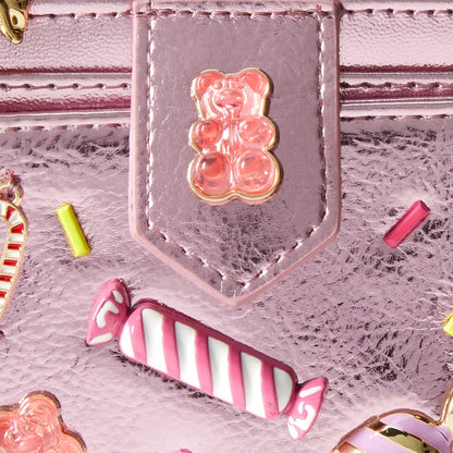 Betsey Johnson Candy Bifold Wallet para mujer, Rosado, Talla unica