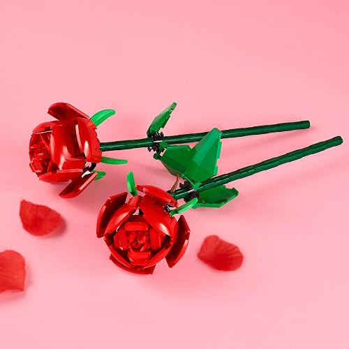 LEGO Rosas - Juguetes de Construcción para Niñas y Niños, Años 8+ - Decoración para Escritorio, Recamara - 40460