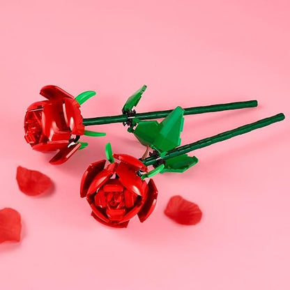 LEGO Rosas - Juguetes de Construcción para Niñas y Niños, Años 8+ - Decoración para Escritorio, Recamara - 40460
