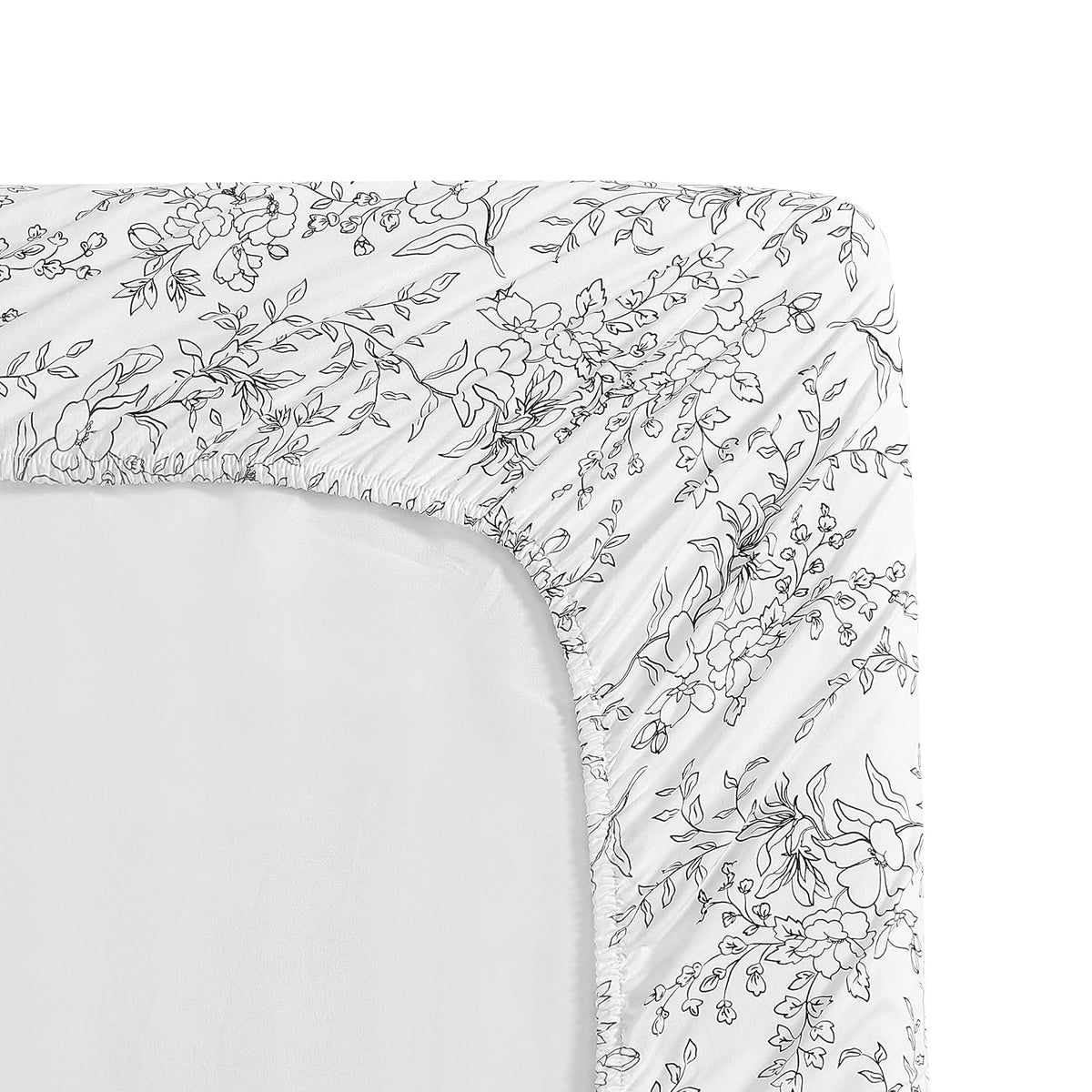 Stone Cottage - Juego de sábanas matrimoniales, Juego de Ropa de Cama de percal de algodón, Juego de Cama Ideal crujiente y Fresco (Hawley Floral, matrimonial)