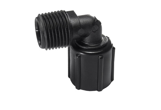 PEXLOCK 30785 SW Elbow, 1/2" MPT x 1/2" FPT, Black