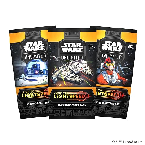 Star Wars: Unlimited TCG Jump to Lightspeed Booster Display (Juego de 24 Paquetes de Refuerzo) - Juego de Cartas coleccionables para niños y Adultos, Mayores de 12 años, 2 Jugadores, Tiempo de Juego