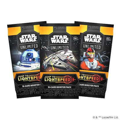 Star Wars: Unlimited TCG Jump to Lightspeed Booster Display (Juego de 24 Paquetes de Refuerzo) - Juego de Cartas coleccionables para niños y Adultos, Mayores de 12 años, 2 Jugadores, Tiempo de Juego