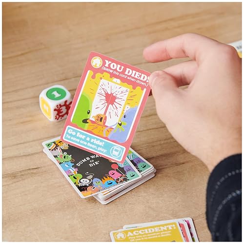 Dumb Ways to Die Card Game Based on The Viral Video, Card Games for Adults | Party Games | Adult Games | Fun Games, for Families & Kids Ages 12 and up