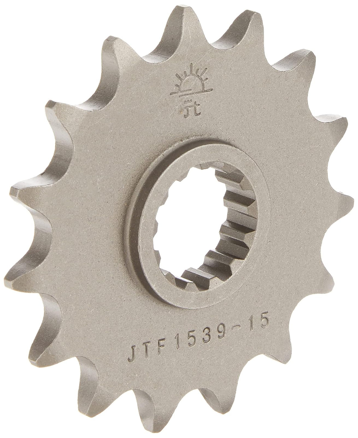 JT Sprockets JTF1539.15 - Piñón Delantero de Acero 15T, Color Negro