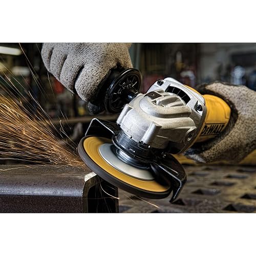 DEWALT Esmeriladora Angular de 4-1/2" (115mm) - 5" (125mm), 1200W, DWE4212
