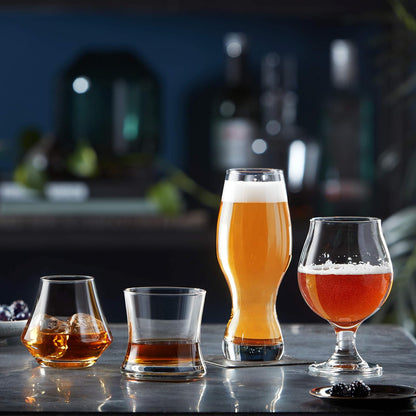 Libbey Juego de 4 vasos de vidrio cerveceros clásicos Craft Brews, 473 ml