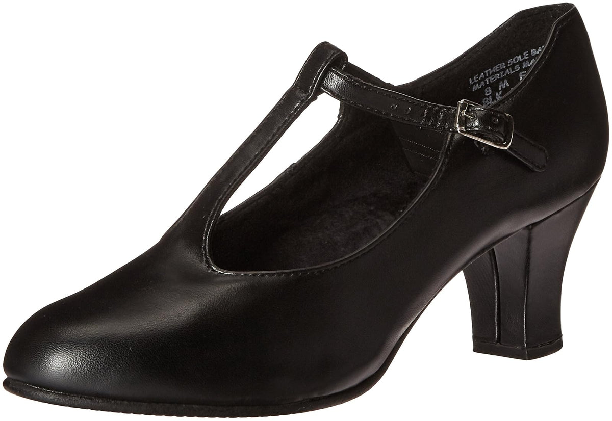 Capezio Jr. Footlight T-Strap Zapatillas de Baile para Mujer