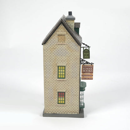 Department 56 Harry Potter Village Flourish and Blotts Librería Edificio Iluminado, 8.3 Pulgadas, Multicolor