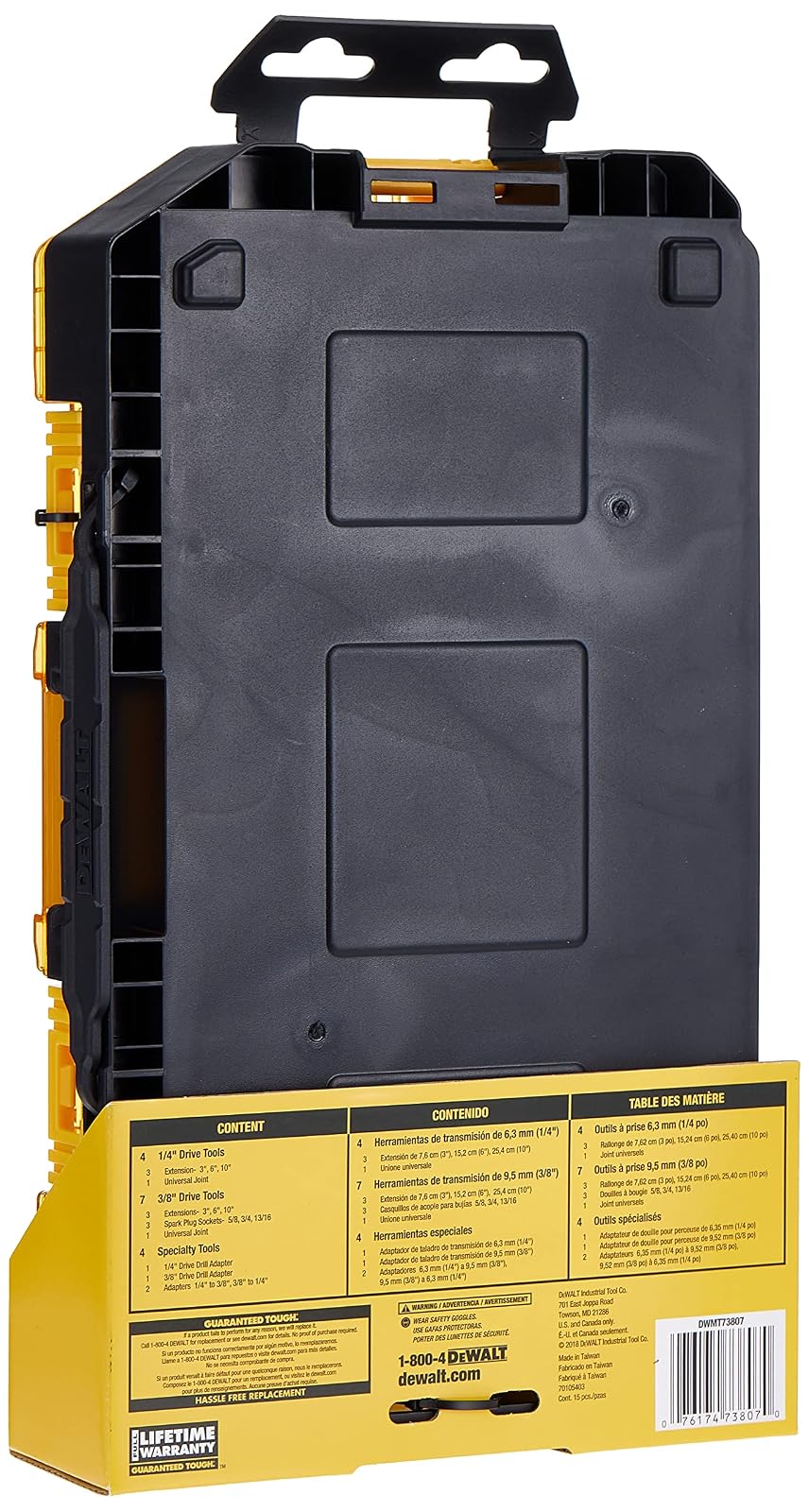 DEWALT Kit de accesorios para herramientas, 15 piezas DWMT73807
