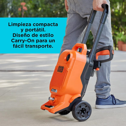 BLACK+DECKER Hidrolavadora de Alta Presión, 1700W, 1810PSI, BEPW1800T
