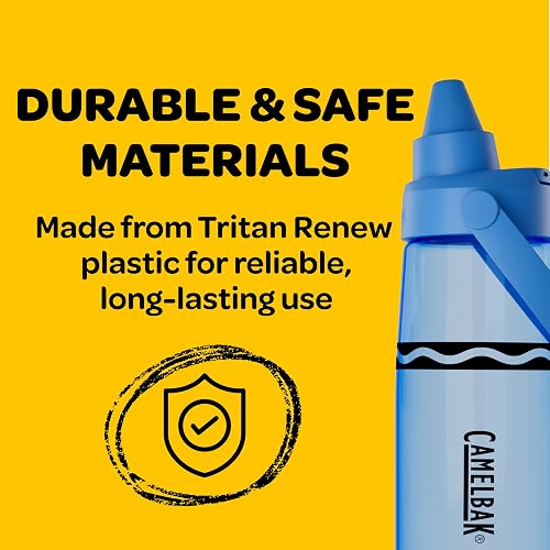 CamelBak Crayola Chug Tritan Renew Botella de agua de flamenco rosa, 25 onzas