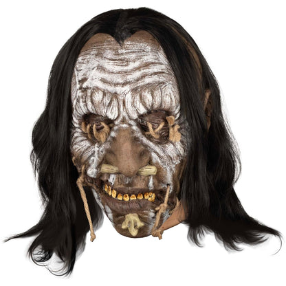Ghoulish Productions Máscara De Látex Shuar Enemy, Accesorio Látex Cosplay Enemigo Voodoo, Disfraz Aterrador para Halloween y Fiestas Temáticas, Cosplay Magia Vudú, Diseño Artesanal