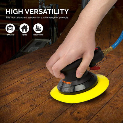 Neiko 30267A Almohadilla de respaldo de poliuretano flexible con gancho y bucle para lijadora DA | 15,2 cm, 10,000 RPM, 5/16 "-24 roscas