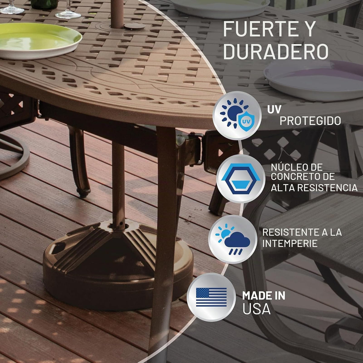 Vacías Digitales Base del Paraguas