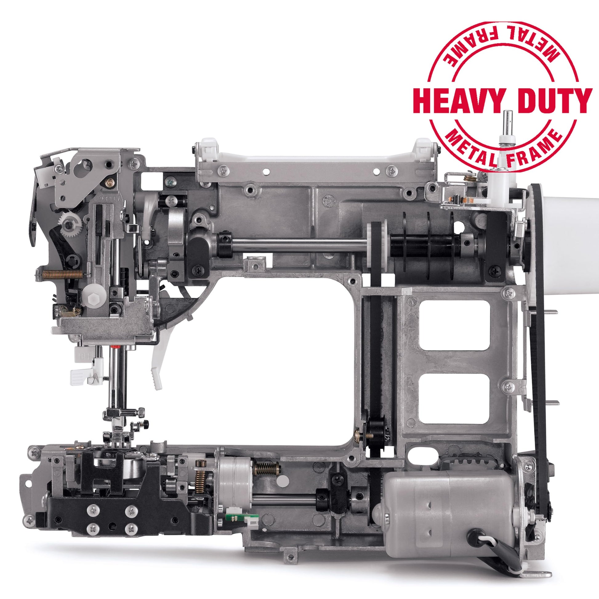 Estructura interna de metal resistente (Heavy Duty Metal Frame) de la máquina SINGER 4423