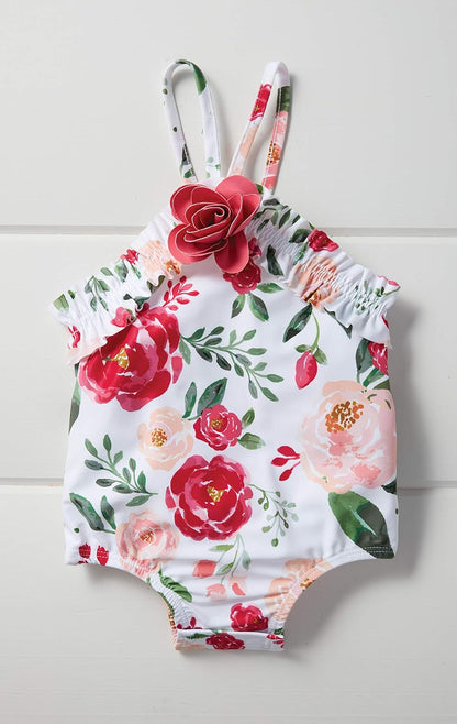 Mud Pie Traje de baño Floral Traje de baño Floral para Mujer