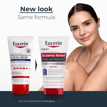 Eucerin Eczema Relief Flare-up Treatment - Provides Immediate Relief for Eczema-Prone Skin - 5 oz. Tube