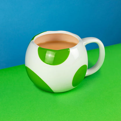 Paladone - Taza de café con huevo de Super Mario Bros Yoshi
