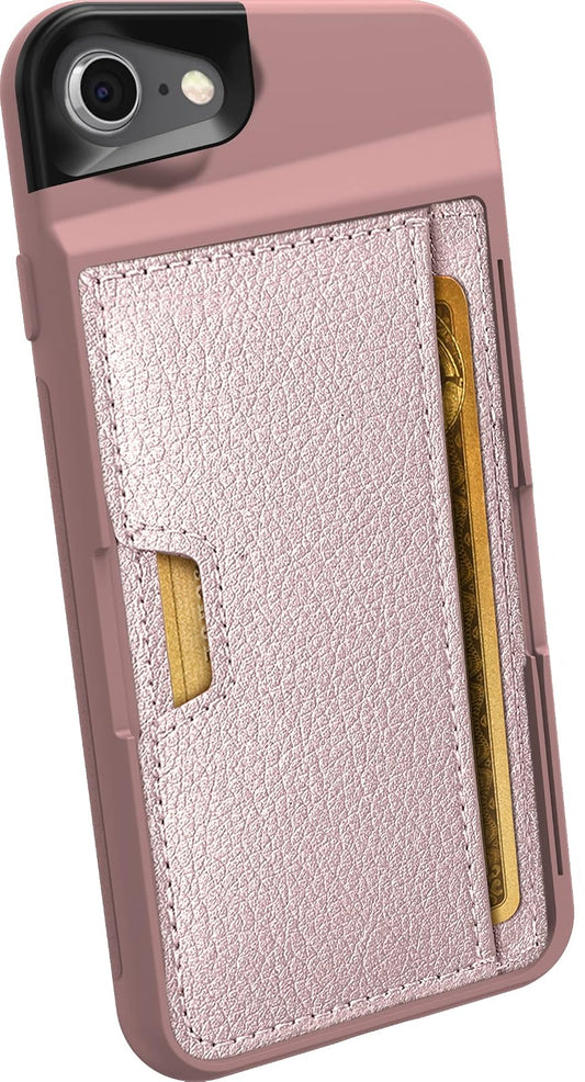 Silk iPhone 7 and 8 Wallet Case, Slayer Vol. 2, Rose Gold
