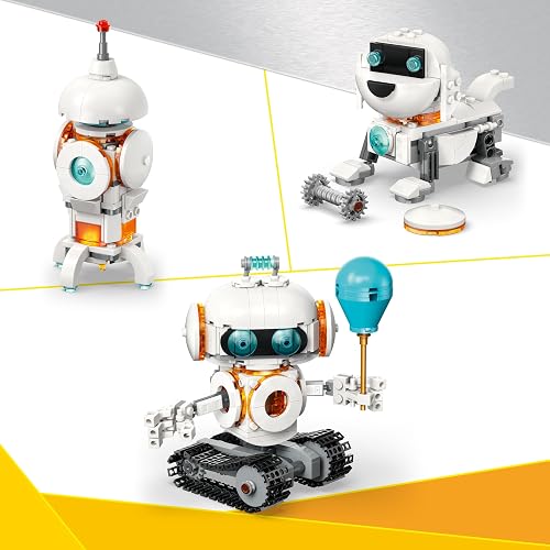 Lego® Creator 3en1 Robot Espacial Juguete sobre Ciencia, transformable en Figura de Perro o Modelo de Cohete, Regalo con temática Espacial para niños y niñas de 8 años o más 31164