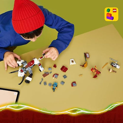 LEGO Ninjago Zilvar y Bestia Dragón Grimtak – Juguete de Construcción y Juego Simbólico – Figura de Acción de un Dragón con 3 Minifiguras – para Mayores de 7 años – 71863