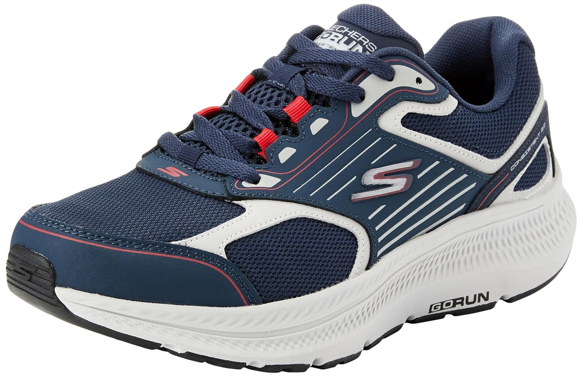 Skechers Go Run Consistent 2.0 Tenis para Correr Hombre - Azul marino - Rojo - 29.5 cm