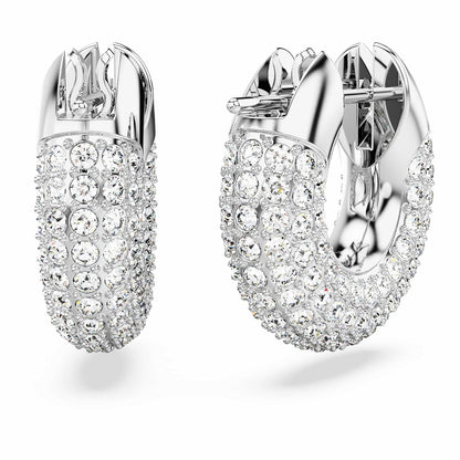 Swarovski Dextera - arete de aro con pavé de vidrio
