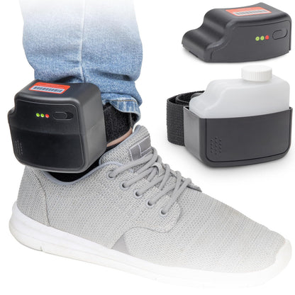 GoPong - Frasco para monitor de tobillo (5 onzas) - Frasco de alcohol oculto, regalo divertido para pulsera de arresto domiciliario
