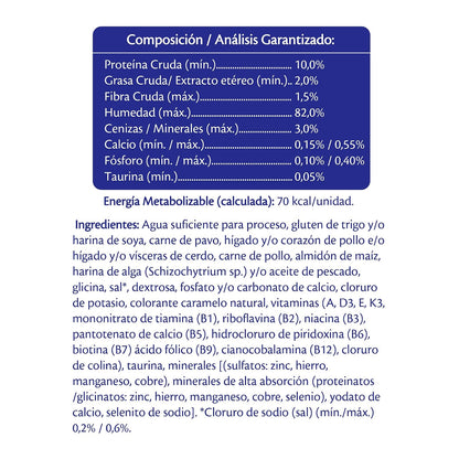 Purina Felix Fantastic Tiritas Adulto Todos los Tamaños Sabor Pavo 24pack de 85g