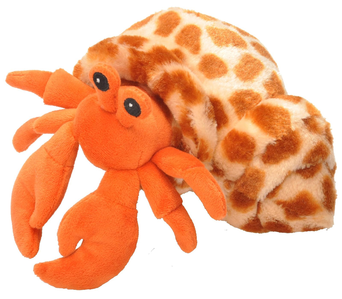 Wild Republic Hug'EMS Mini Peluche 18 cm - Cangrejo ermitaño
