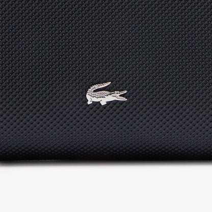 Lacoste Cartera Monedero Daily City | Negro, 11.5 x 8.5 x 3 cm, lona